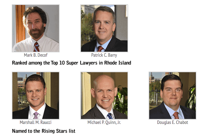 Decof, Barry, Mega & Quinn Attorneys Selected as Super Lawyers & Rising Stars